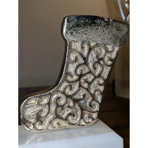 Socks Shape Metal Aluminium Made Hooks Best Selling Christmas Item Metal <b>Stocking</b> <b>Holder</b> Hanger Modern Design Home Decor - Product Image 6
