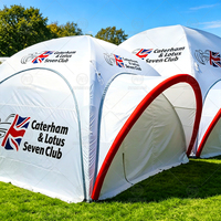 Tente d'araignée gonflable extérieure Gazebo géant imperméable Doom Air pour des tentes promotionnelles de structure de publicité d'événements massifs