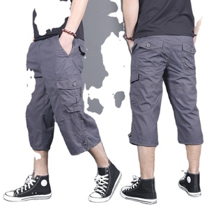 Pantalones Cargo Casuales para Hombre, Diseño Moderno, 3/4, Color Oscuro, MOQ Bajo, Precio Económico, Personaliza con tu Propio Logotipo, Lona de Algodón Premium - Product Image 3