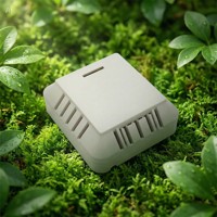 Boîtier de distribution personnalisé en plastique ABS poli avec capteurs de température et d'humidité, indice de protection IP54, 90x83x34mm, modèle AK-N-13