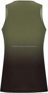 Camisetas sin mangas transpirables informales para hombre, camisa de gimnasio muscular de entrenamiento de punto personalizable, chaleco sin mangas con insignia de botón, Bangladesh - Product Image 5