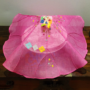 [Goyu] Korean Lotus Table Topper Decorative Party Table Decoration Embroidered Fabric Table Cover Wedding Holiday Table Decor - Product Image 3