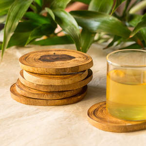Table Decorative Bamboo <b>Coasters</b> <b>and</b> <b>Placemat</b> Kit With Holder Hot Selling Premium Quality <b>Coasters</b> for Hotel Home & Restaurants - Product Image 6