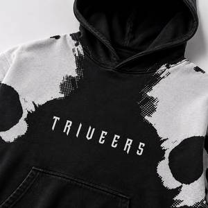 Sweat à capuche unisexe premium surdimensionné avec motif tête de mort, en molleton de coton épais, style streetwear, décontracté et tendance pour homme - Product Image 6