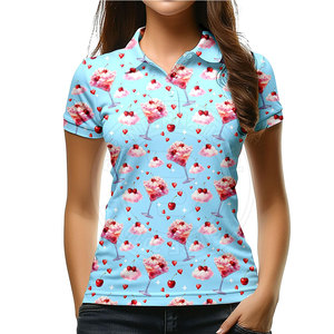 Camisetas de Polo de Golf para Mujer en Oferta, Tejido Suave y Transpirable, Ropa Deportiva Cómoda para Exteriores, Diseño Premium - Product Image 5