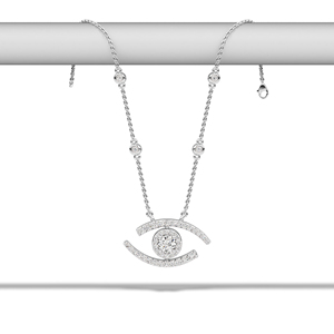 จี้เพชรธรรมชาติพร้อมสร้อยคอสำหรับผู้หญิง ทอง 10K 14K 18K แพลตตินั่ม เงิน เครื่องประดับชั้นดี สำหรับใส่ทุกวัน ของขวัญวันครบรอบ - Product Image 2