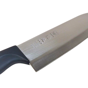 Couteau Santoku Nikken, couteau de cuisine japonais, lame en acier inoxydable 5-7 pouces (180 mm/165 mm/125 mm), finition mate, manche en plastique ABS - Product Image 3