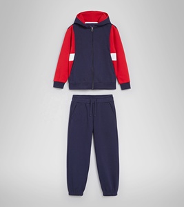 Logo sur mesure Boutique pour enfants Ensemble de vêtements de jogging 2pcs Survêtements pour tout-petits garçons - Product Image 2