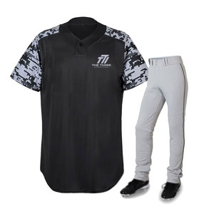 Uniforme de Béisbol para Hombre de Alto Rendimiento, Tejido Transpirable de Secado Rápido, Jersey y Pantalones Cortos que Absorben la Humedad, Servicio OEM, Personalizable - Product Image 1