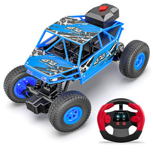 Mirana - Vehículo Todoterreno de Alta Velocidad con Control Remoto para Recorrer Rocas |   Coche RC Duster 2WD con efecto de humo para niños |   Recargable por USB Tipo C - Product Image 1