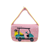 Sac à bandoulière perlé Le Poisson, motif poisson brodé, style bohème, sac à main pour femme à sangle unique, doublure en coton tendance