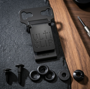 Clip de ceinture Kydex, système de fixation à la ceinture pour le transport tactique EDC, clip robuste pour étui Kydex - Product Image 1