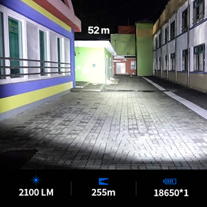 ZEROBEAM M5 <b>Rechargeable</b> Mini <b>LED</b> Flashlight 2100 Lumens USB-C IPX8 Waterproof IK10 EDC Tactical <b>Torch</b> 255m Beam Distance - Product Image 6