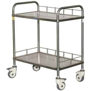 Carrito de Bar Industrial de 3 Niveles, Carrito de Servicio Rústico de Madera, Carrito de Bebidas Metálico con Ruedas, Estación de Vino Vintage para Almacenamiento en la Cocina - Product Image 3