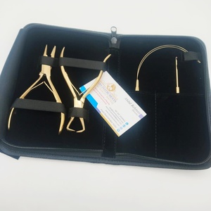 Hair <b>Extension</b> Tools Kit Stainless Steel <b>Micro</b> Bead Pliers and Scissors Set Pulling Hook Loop Needle Hair Application - Product Image 3