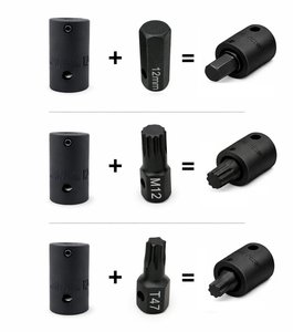 Juego de 25 puntas de impacto para destornillador de cuadradillo TRX-STAR*/Hexagonal/Acanalado - Product Image 6
