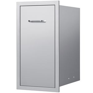 Cassetto Portarifiuti Multiuso in Acciaio Inox per Cucina Esterna 13.54"W X 19.61"D X 25.79"H - Product Image 1