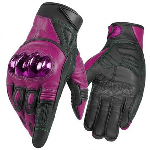 Summer Comfort Motorbike Leather <b>Gloves</b> Perforated Breathable Biker Gear <b>Touchscreen</b> Compatible USA Europe Trend - Product Image 6
