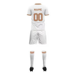 Tenues de football OEM les plus vendues pour adultes – Ensembles de sport d'extérieur respirants à manches courtes, personnalisables avec logo, unisexes - Product Image 2