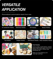 Giftec Offre Spéciale AI UV convoyeur imprimante 6 couleurs 3D gaufré avec caméra CCD convoyeur à bande imprimante pour cartes de jeu