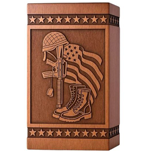 Wooden Urn Box with Magnetic Closure Artistic Wooden Cremation Urn for <b>Memorial</b> Gift urn by AYAANS - Product Image 5
