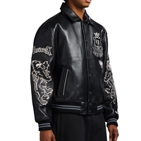Veste en cuir Avirex pour homme, design luxueux, haute qualité, streetwear, vêtements d'extérieur, imperméable