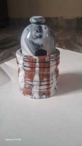 Brûleur d'encens Bakhoor aromatique époxy en bois d'acacia et résine Élégant brûleur d'encens en résine Medkhan Mubkhar pour Dukhoon - Product Image 5