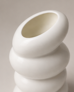Chunky <b>Bubble</b> Design Metal <b>Vase</b> Texture Casting Desktop Centerpiece Bulk Order Supplier Item Set - Product Image 3