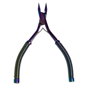 Coupe-cuticules professionnels en acier inoxydable avec ressort pour ongles - Product Image 6