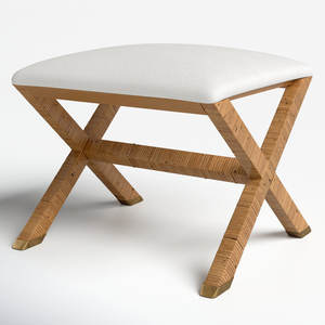 Tabouret d'appoint en rotin Solution d'assise élégante pour une utilisation intérieure ou extérieure - Product Image 4