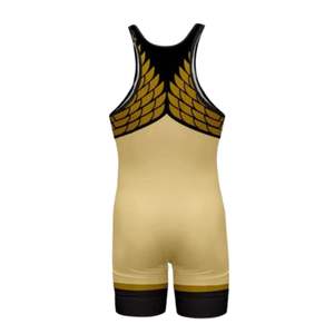 ชุดซับลิเมชั่นสำหรับนักมวยปล้ำชาย ระดับมืออาชีพ ยืดหยุ่นสูง เหมาะสำหรับการฝึกซ้อมและการแข่งขัน - Product Image 2