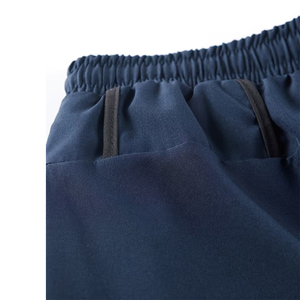 Best Selling Men Double <b>Layers</b> Short Nylon Polyester Breathable Quick Dry <b>Mid</b> Waist Knee Length Casual Gym Shorts - Product Image 4