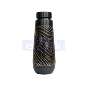 OTSAK Bouteille d'eau portable en cuivre pur gravé, étanche, écologique, grande capacité, design vintage, pour la maison et l'extérieur - Product Image 1