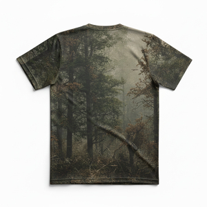T-shirt de chasse professionnel pour l'extérieur, protection UV, coupe athlétique extensible, jersey camouflage pour l'aventure en pleine nature - Product Image 2