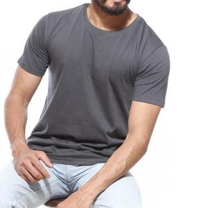 T-shirt d'été OEM pour homme, col rond, coupe slim, en coton, broderie et impression, style décontracté, grande taille, pour le fitness, vente en gros - Product Image 6