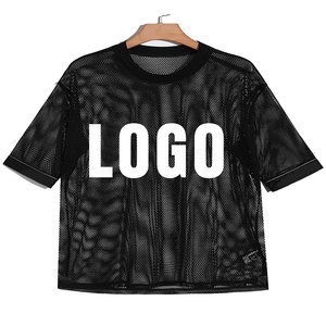 Camisetas de malla de verano unisex con logotipo personalizado de alta calidad, transpirables, de secado rápido, ecológicas, anti-UV, para equipos deportivos, informales. - Product Image 2
