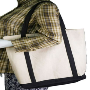 Bolsas de Mano de Lona de Algodón 100% Reutilizables Xuanang con Logotipo Personalizado y Cierre de Cremallera para Compras de Mujeres - Product Image 2