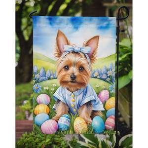 ธงประดับสวนกล่องจดหมายหลากสีสำหรับตกแต่งลานบ้านรูปไข่อีสเตอร์ที่นุ่มลื่นสำหรับขนาดสวน - Product Image 3