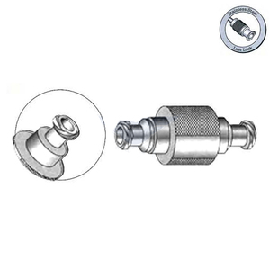 Dispositivo de Sujeción de 34.7 mm de Longitud con Conexión Luer Lock, Dispositivo Quirúrgico de Acero Inoxidable, 6 mm de Diámetro Exterior, 4 mm de Diámetro Interior - Product Image 1