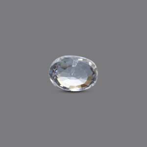 Oval Cut 4.5 Carat Lab Created White Zircon Loose Gemstone for Fine Jewelry - Product Image 2