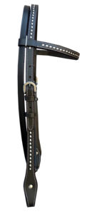 Cabezada Western de Alta Calidad con Arnés Suave, Comodidad Extra, Personalizable, Duradera, de Cuero Crudo Trenzado 92 - Product Image 2