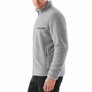 Men Sherpa <b>Fleece</b> <b>Jacket</b> Full Zip Warm Winter Outerwear Classic Style Daily Wear Casual Wear Comfortable Fit For Men <b>Jacket</b> - Product Image 3