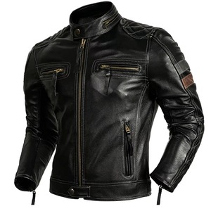 Genuine Fashion <b>Leather</b> <b>Jacket</b> <b>Leather</b> <b>Jacket</b> With Removable Hood Customized <b>Leather</b> <b>Jackets</b> - Product Image 4
