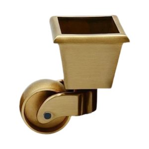 Vintage Solid <b>Brass</b> Furniture Caster Wheels Decorative <b>Table</b> Chair <b>Legs</b> Replacement Caster Feet Antique Furniture Hardware - Product Image 2