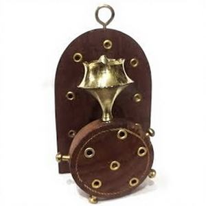 Brûleur d'encens en bois de manguier artisanal avec couvercle sculpté, aromathérapie indienne, huile essentielle pour la maison, parfum toutes saisons, Uttar - Product Image 1