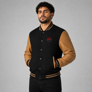 Latest Arrival Men Varsity Jacket Custom Logo Soft Comfortable Casual Baseball Bomber Streetwear Varsity Jacket Wholesale - Product Image 5