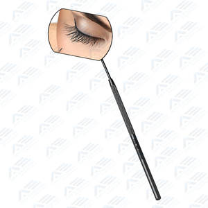 กระจกขนตาแบบพกพากระจกแต่งหน้ากระจกพกพาอุปกรณ์เสริมความงามติดกระเป๋าใส่ขนตาทรงสี่เหลี่ยมติดโลโก้ได้ตามต้องการ - Product Image 2