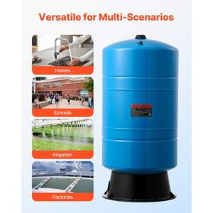 Tanque de Almacenamiento de Agua de Acero al Carbono de 20 Galones, de Alta Resistencia, Precargado y Presurizado, con Bomba Vertical para Pozos, para Sistemas de Riego en Hogares y Granjas - Product Image 6