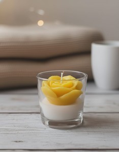 Rose Glass Soy wax <b>candle</b> Romantic Intimacy Glass <b>candle</b> best for Home Decor <b>Candle</b> gifts Available at wholesale Rate - Product Image 5