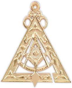 Collier de l'Ordre de Malte - Bijou de col blanc et or, un élément de la franc-maçonnerie très prisé par les membres. - Product Image 3